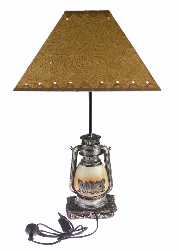 Western Lantern Table Lamp