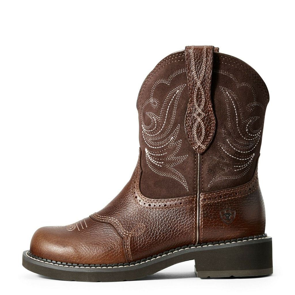 Ariat Women's Boots 'Fatbaby' Heritage Dapper Copper Kettle Brownie