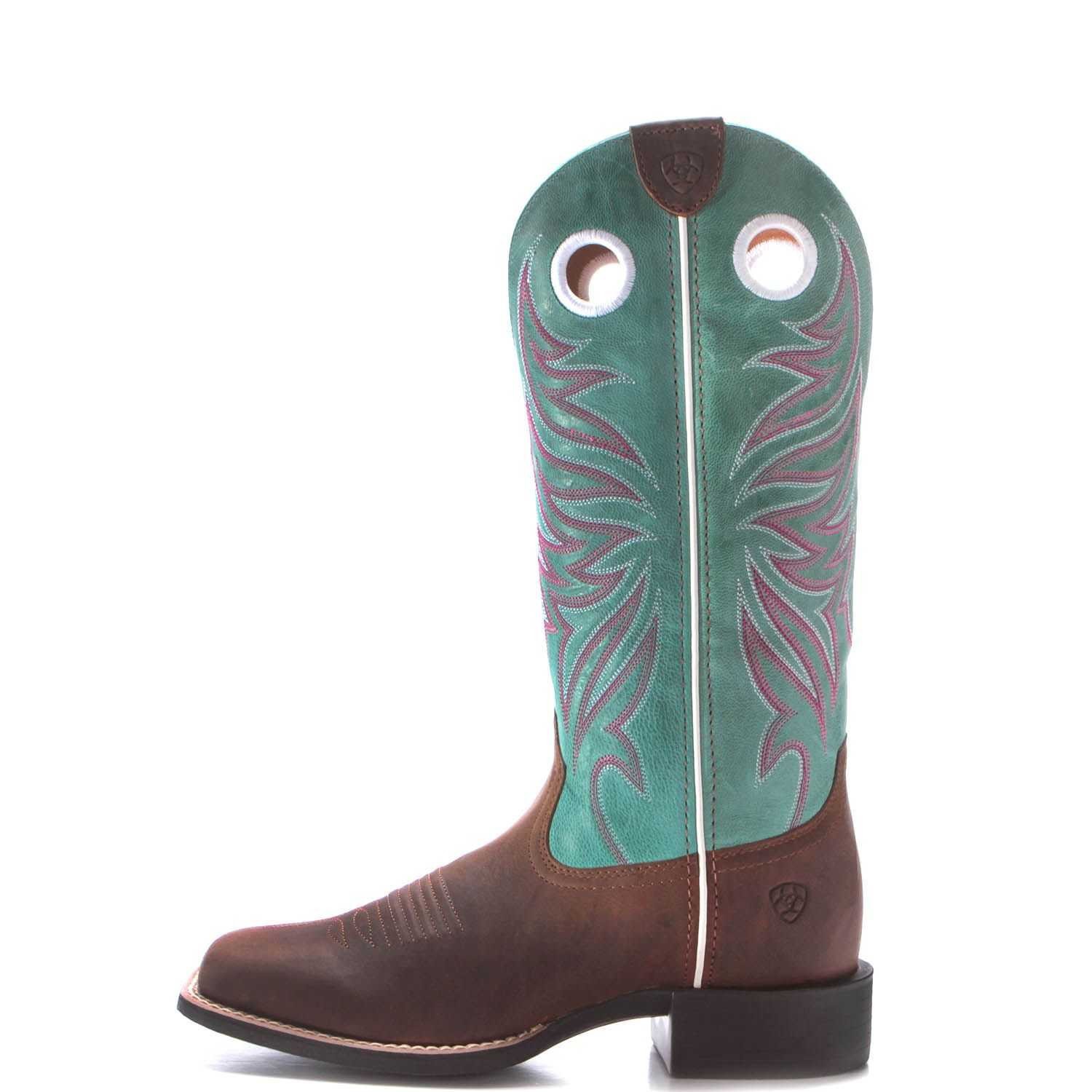 ariat women's boots with teal