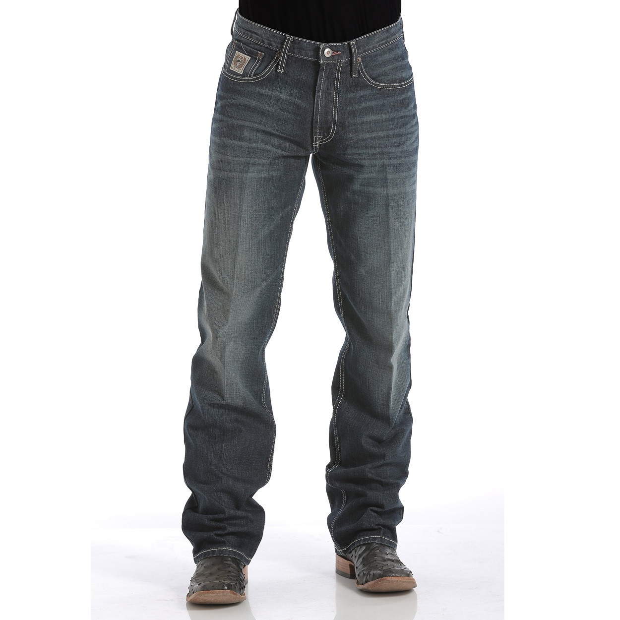 cinch dark wash jeans