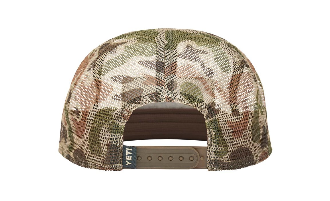 Yeti Camo Mesh 6 Panel Cap Green 