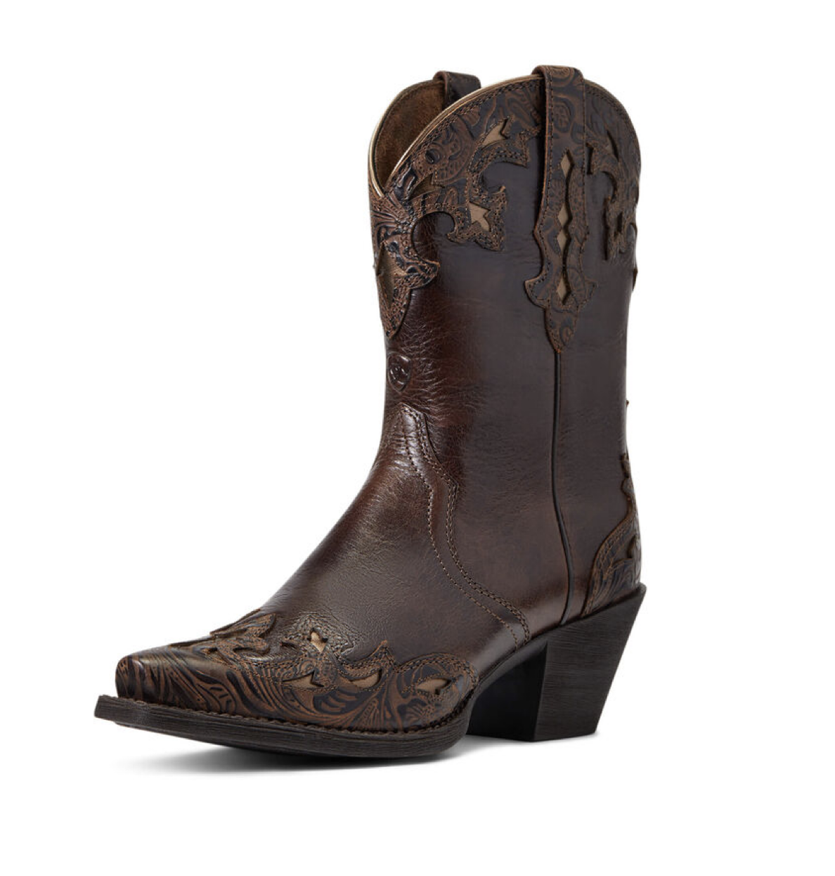 Ariat Women s Boots Patsy Decadence Brown Floral Emboss 10040368 CLEARANCE Pakenham Western
