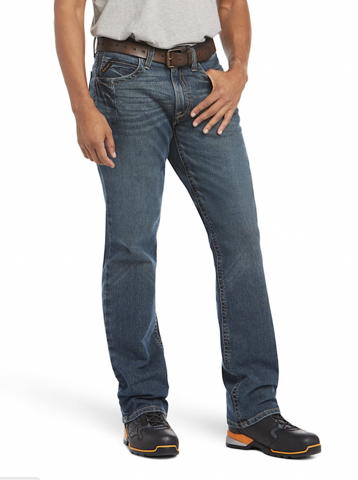 Ariat Men's Jeans 'M3' Rebar Durastretch Edge Straight Leg Ironside