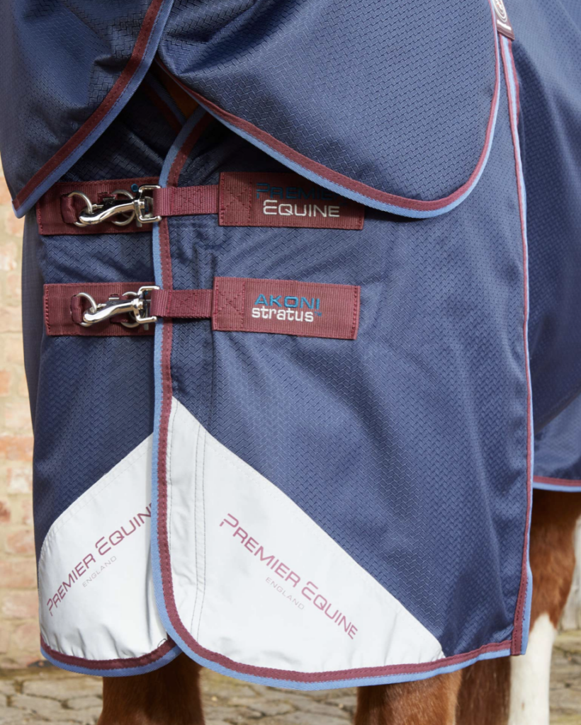Couverture Premier Equine Akoni 0g Pour Cheval - Légère, Avec Cou Amovible