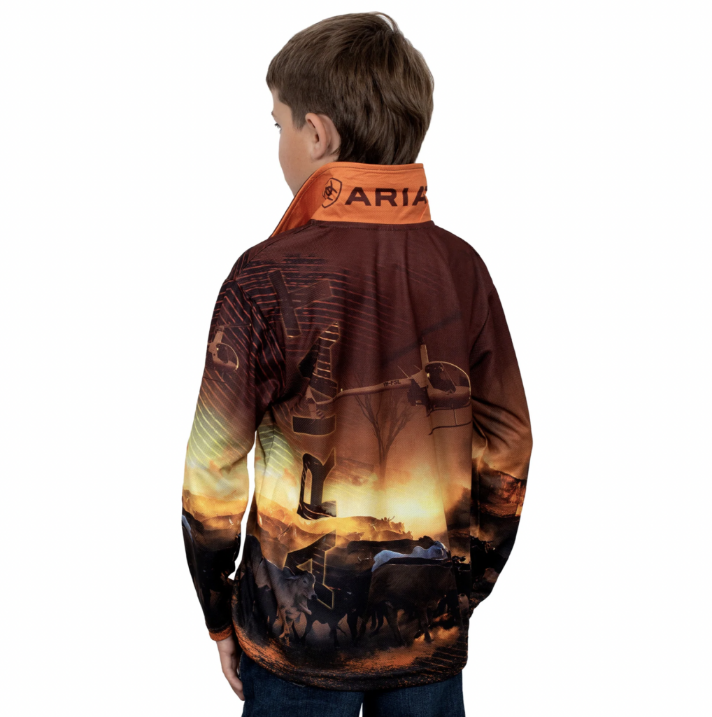 Ariat Boy's Fishing Shirt Western Chopper 4002CLSP Pakenham Western