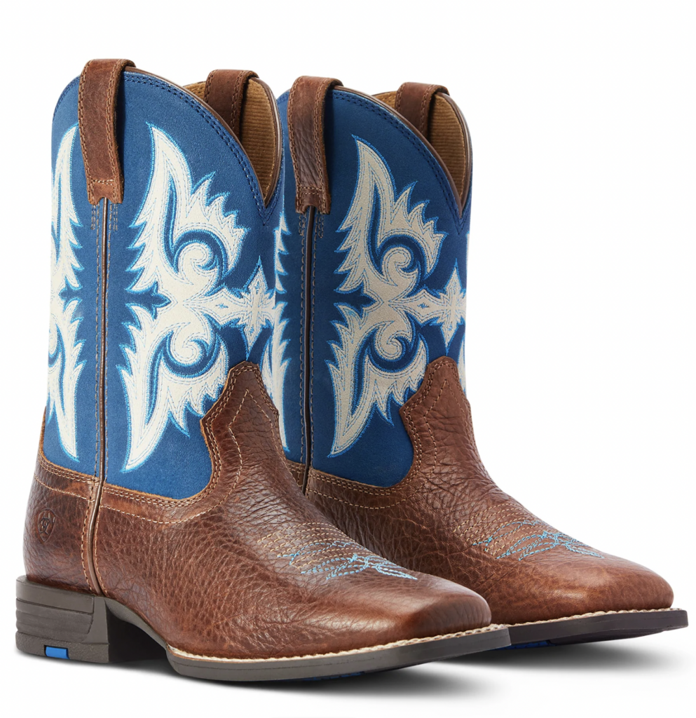 Ariat Boy's Boots 'Lonestar' Red Dirt Road/ Blue Waves 10042597