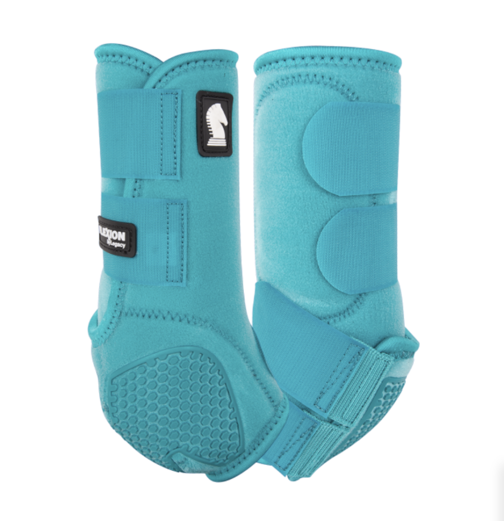 Classic Equine Flexion by Legacy Hind Protective Boots- Charcoal