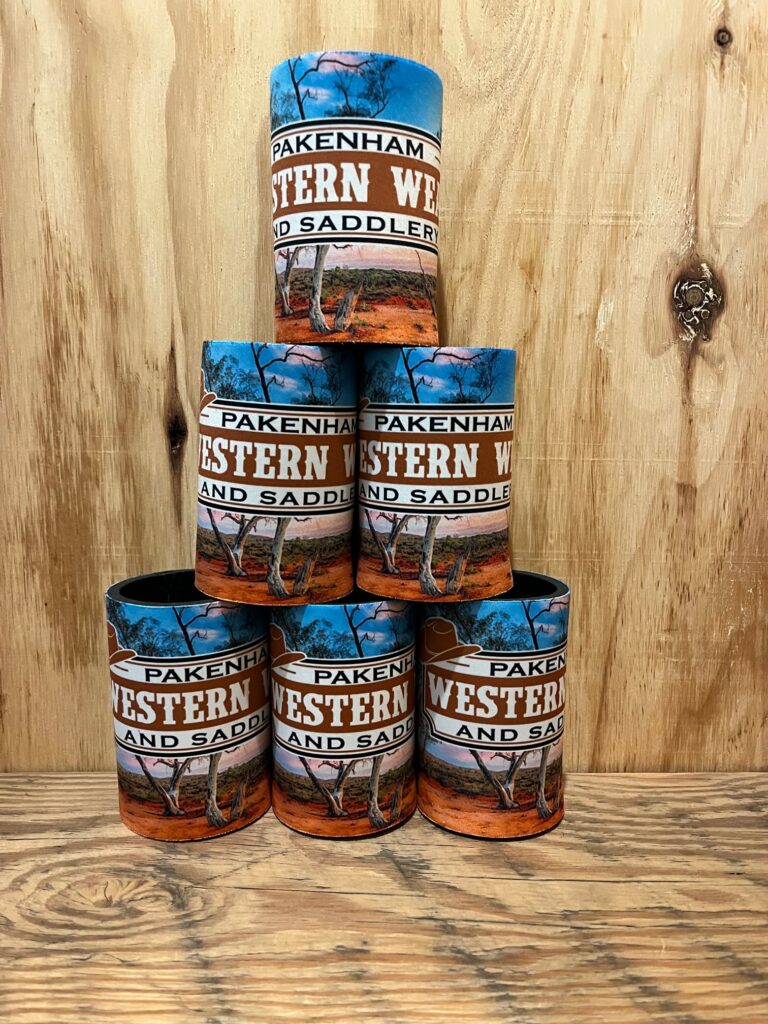 Pakenham Western Wear & Saddlery Stubby Cooler Outback Pakenham Western