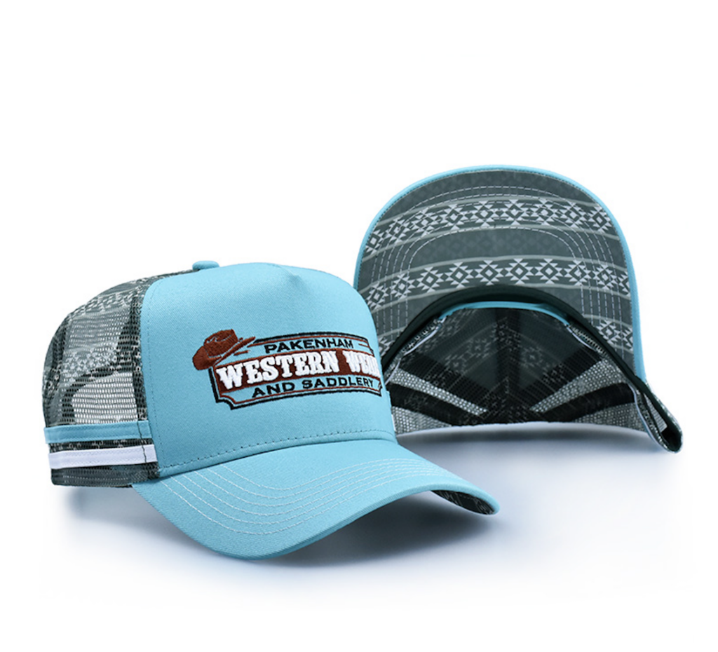 Pakenham Western Wear & Saddlery Cap Turquoise Aztec Pakenham Western