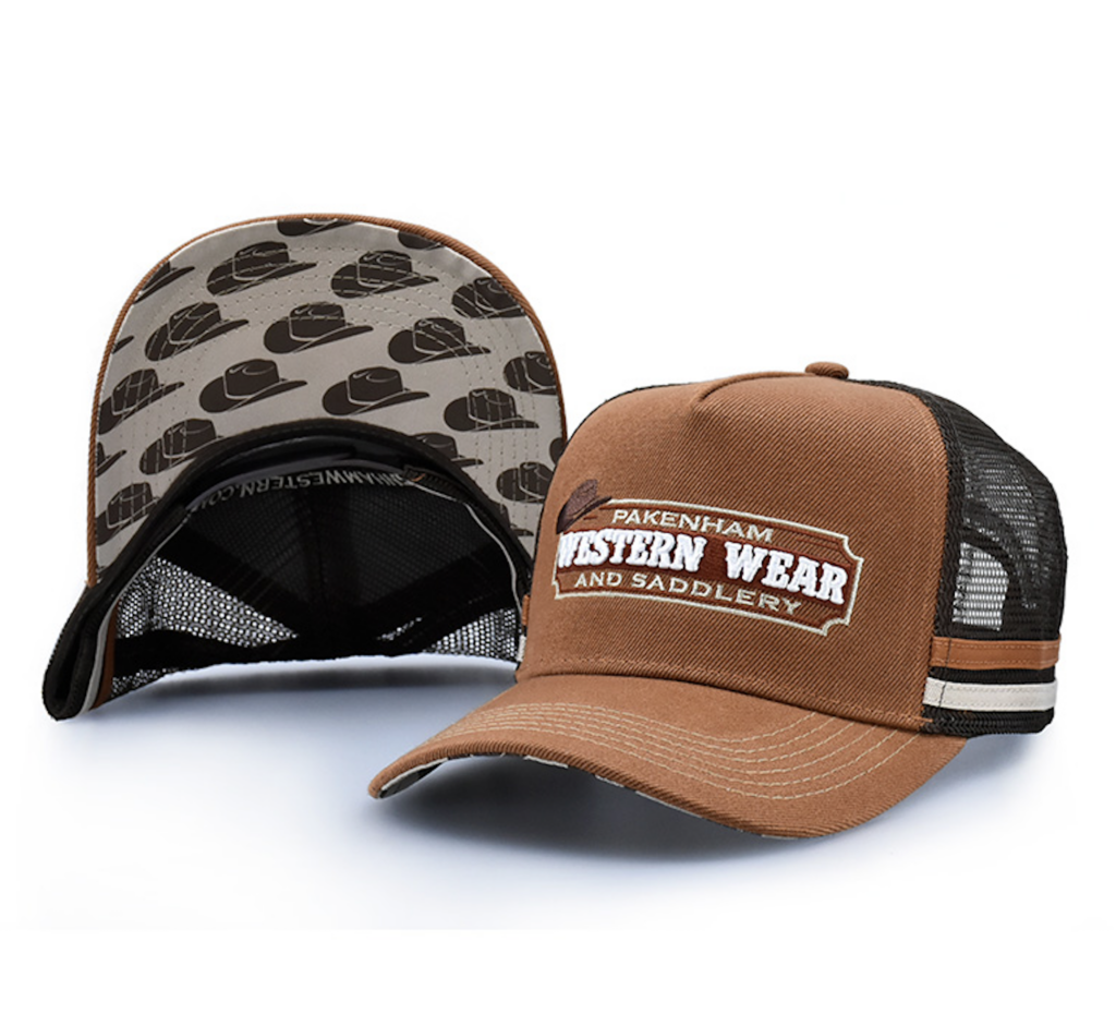 Pakenham Western Wear & Saddlery Cap Chocolate Brown Pakenham Western