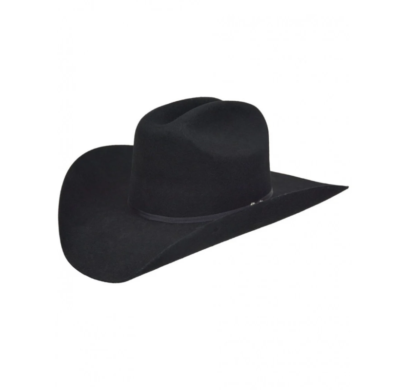 Wrangler 'Brodie' Felt Hat Black XCP1961HAT | Pakenham Western