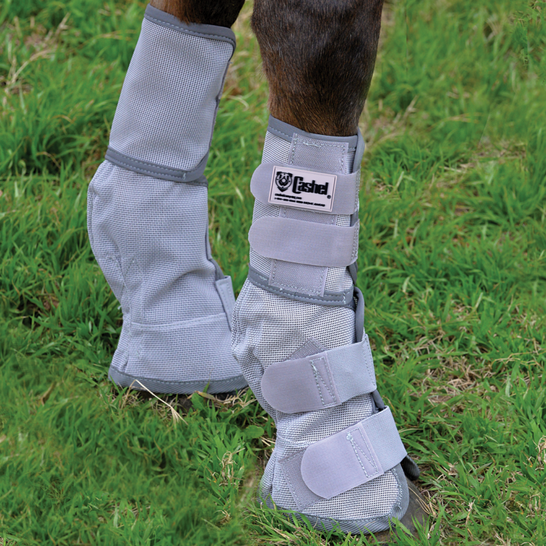Cashel Crusader Orange Fly Leg Guards- Set of 4