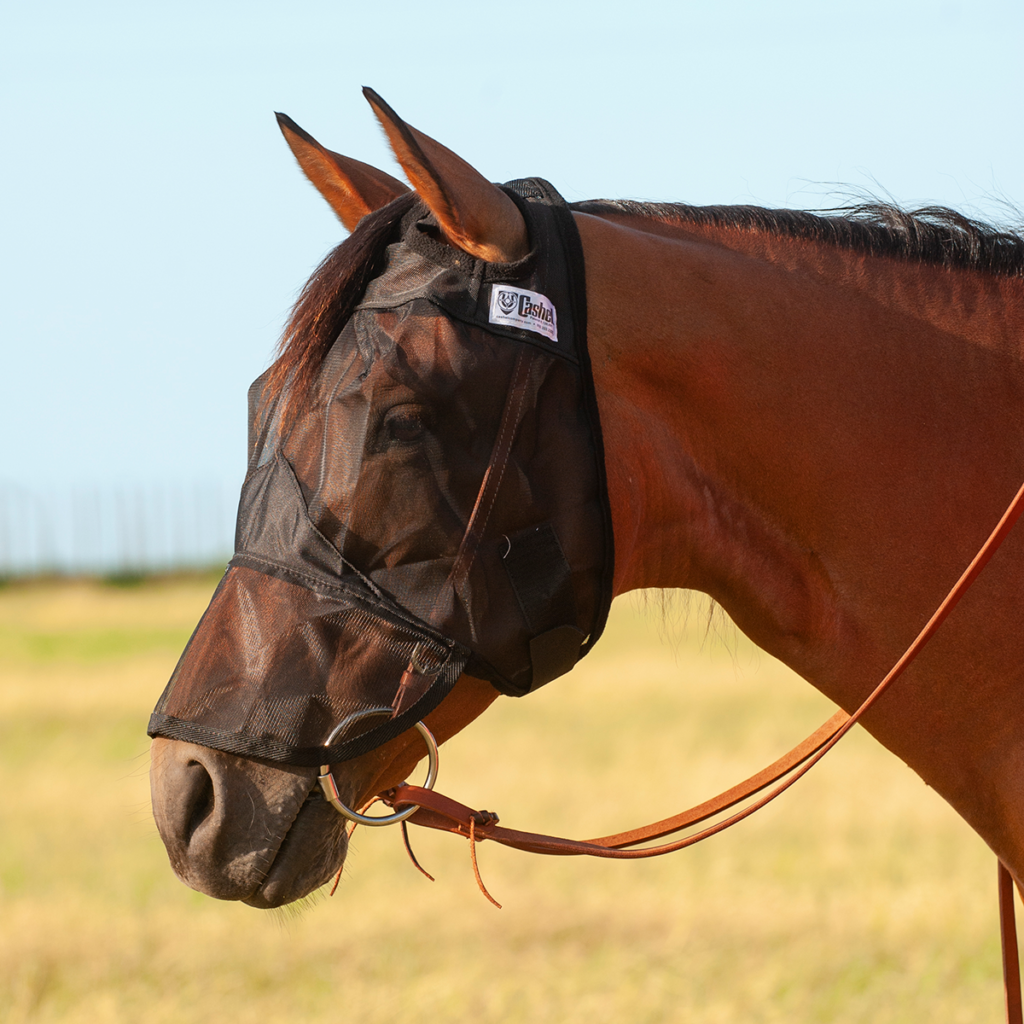 Cashel Quiet-Ride Horse Fly Mask for Riding