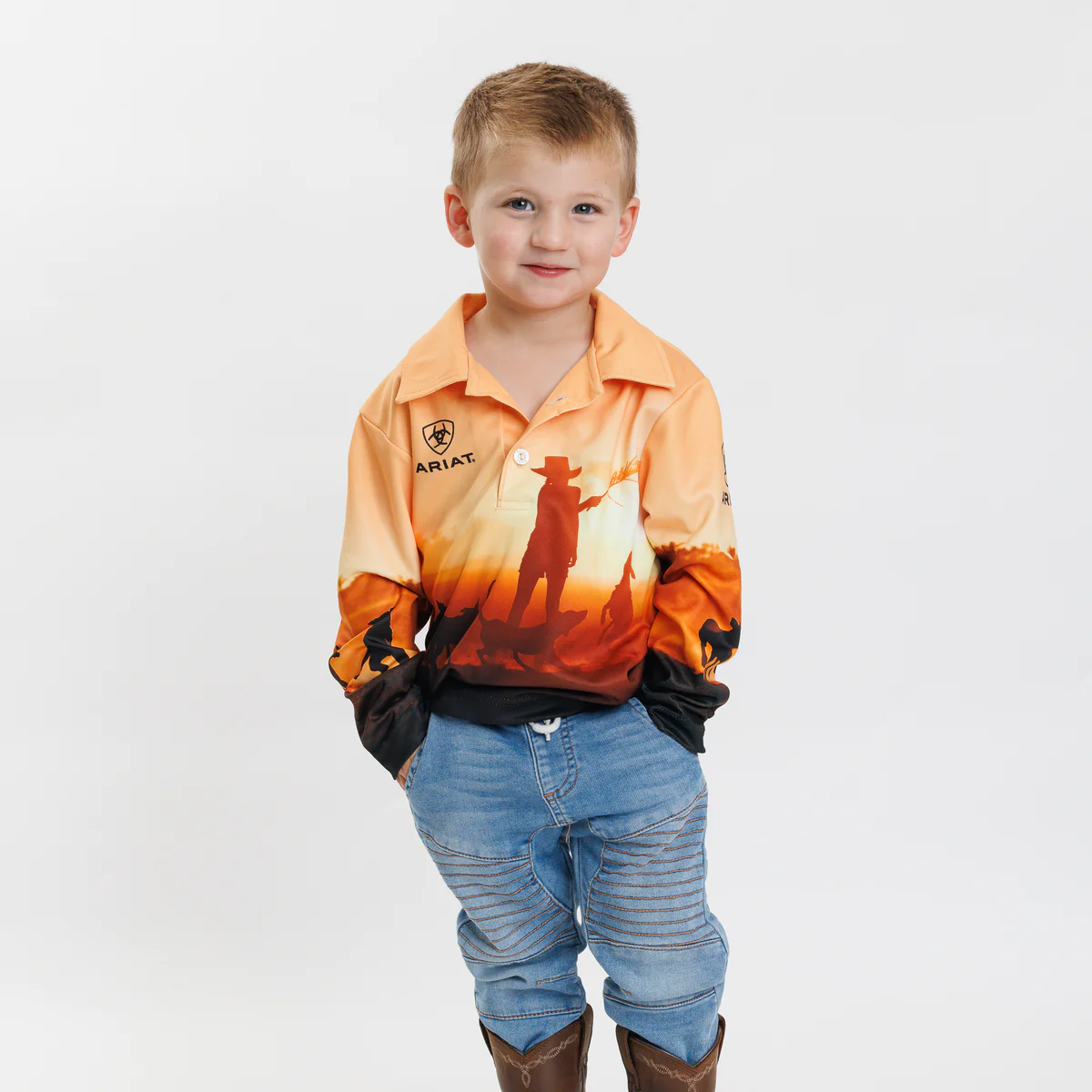 Ariat Boy's Fishing Shirt 'Country Kids' 3003CLSP