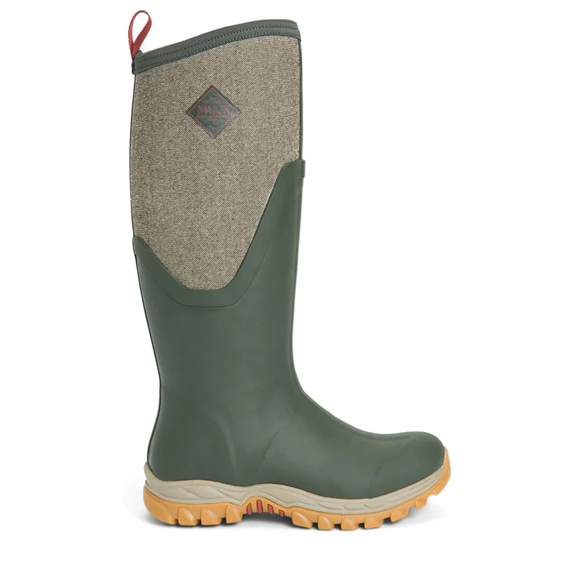 Muck Boot Women's Boots 'Arctic Sport II' Tall Olive/Herringbone ...