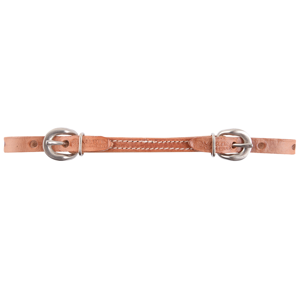 New! Martin Saddlery Harness Leather Curb Strap main image 1