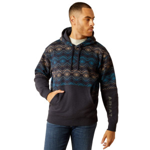 Ariat Men's Hoodie Colour Block Brindle