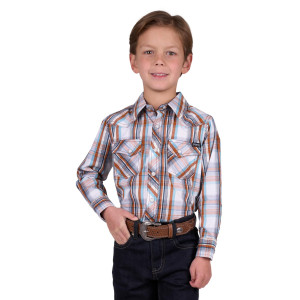Pure Western Boy's Shirt 'Axel' Long Sleeve