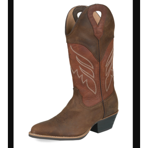 Twisted X Womens Boots Dual Tone 12 Inch Shaft Brown/Ginger