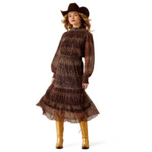 Ariat Women's Dress 'Plume' Leopard Mesh 10053966
