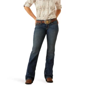 Ariat Women's Jeans 'Sonia' Mid Rise Boot Cut Ocean 10058922