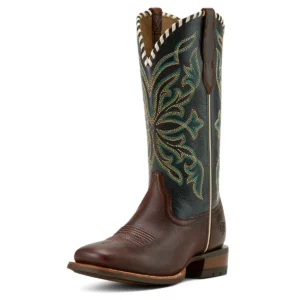 Ariat Women's Boots 'Showdown' Espresso/Textured Blue 10061146