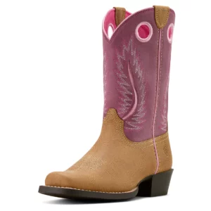 Ariat Girl's Boots 'Futurity Fort Worth' Cottage/Rosebud 10061207