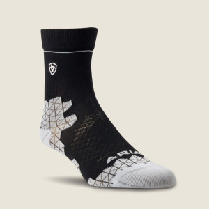 Ariat Unisex Socks AriatTEK Devon Performance Paddock Black/Sleet 10061545