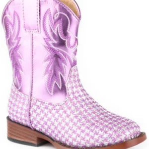 Roper Girl's Boots Toddler Glitter Gleam Purple 09-017-1901-3496 PU