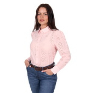 Wrangler Women's Shirt 'Lilly' Long Sleeve Pink X5S2127434