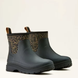 Ariat Women's Boots 'Kelmarsh' Shortie Black/Ocelot Print 10063925