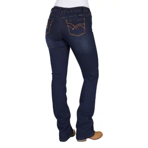 Pure Western Women's Jeans 'Sam' R Rider 36" Leg Midnight PCP2210035