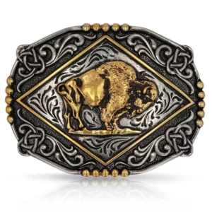 Montana Silversmiths Attitude Belt Buckle 'Majestic Valor' A1036P