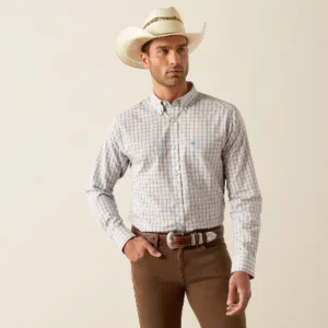 Ariat Men's Shirt 'Brendan' WF Fitted Light Brown 10054665