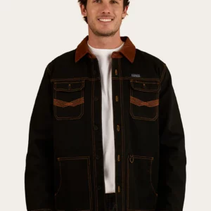 Ringers Western Men's Riverglen Overshirt Black 124015RW