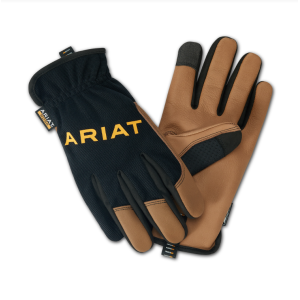 Ariat Work Gloves 'Flexpro' Leather Brown/Black 10042828