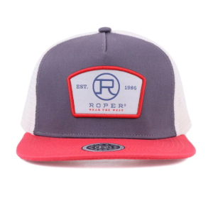 Roper Trucker Cap 'Logo Patch' Blue/White/Red 77501806