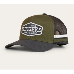 Ringers Western 'Banks' Trucker Cap Military Green 722121RW-MGN