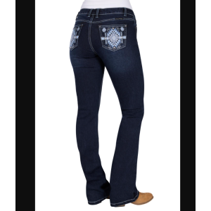 Pure Western Women's Jeans 'Lynn' R Rider 36" Leg Midnight PCP2210128
