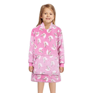 Thomas Cook Girl's Snuggle Hoodie 'Horse' Pink