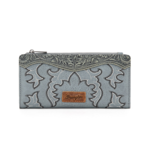 Wrangler Wallet Embroidered Blue X5S2920WLT