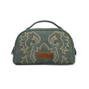 Wrangler Women's Cosmetic Bag 'Embroidered' Sage X5S2921COS