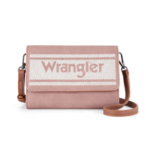 Wrangler Women's Crossbody Bag 'Sierra Logo' Camel/Pink X5S2925BAG