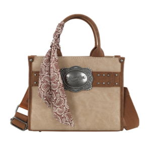 Wrangler Women's Bag 'Feature Buckle' Natural/Light Blue X5S2926BAG