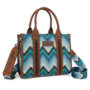 Wrangler Women's Crossbody Bag 'Nevada' Blue/Brown X5S2911BAG