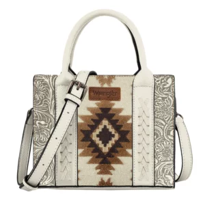 Wrangler Bag Crossbody 'Aztec' Tooled Beige/Tan X5S2922BAG