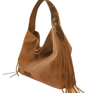 Wrangler Bag 'Fringe Hobo' Tan X5S2923BAG