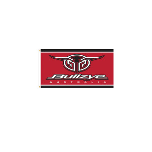 Bullzye 'Logo' Flag Red/Black BCP1911FLG