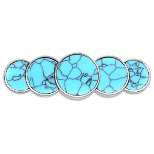 Montana Silversmiths Barrette 'Horizon' Turquoise BA6128