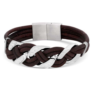 Montana Silversmith Men's 'Rustic Braided' Bracelet BC6004